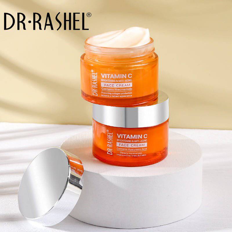 Crème Vitamin C éclaircissante anti-âge pour le visage - Dr Rashel